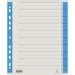 Brause Trennblatt Mikroperf 230g/qm blau