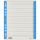 Brause Trennblatt Mikroperf 230g/qm blau