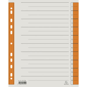 Brause Trennblatt Mikroperf 230g/qm orange