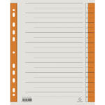 Brause Trennblatt Mikroperf 230g/qm orange