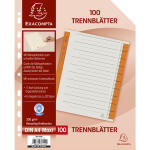 Brause Trennblatt Mikroperf 230g/qm orange