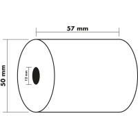Exacompta Rolle 1lg offset 60g 57X50X12