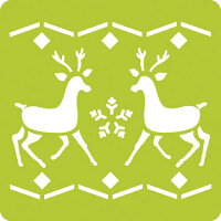 Avenue Mandarine Set 6 Schablonen Weihnachten 2