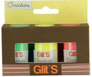 Avenue Mandarine Set 3 Dosen Glitter Glits, neon