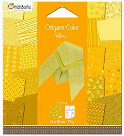 Avenue Mandarine Origamipapier 12x12 20Bl 70g gelb