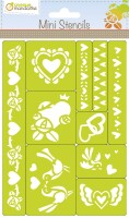 Avenue Mandarine Mini Schablonen Herzen 10Stk