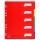 Exacompta Regist A4 Maxi PP blanco 5Tlg 350mµ