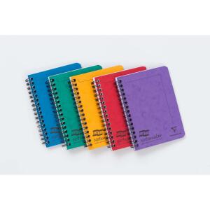 Clairefontaine Europa Spiralheft A6 60Bl lin Sort:A
