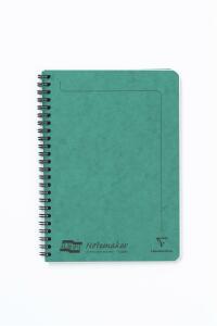 Clairefontaine Europa Spiralheft A5 60bl lin Grün