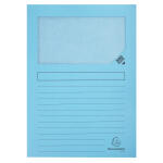 Exacompta Fenstermappe Super-hellblau 100St