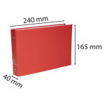 Exacompta Ringbuch A5 PP oE 2R 25mm sort