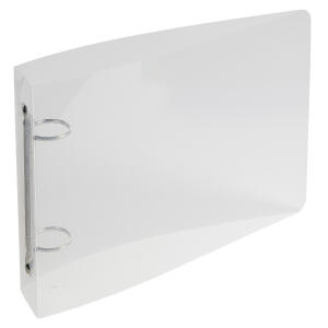 Exacompta Ringb 165x240 2R 25mm Crystal glask