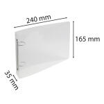 Exacompta Ringb 165x240 2R 25mm Crystal glask