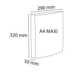 Exacompta Ringbuch A4 4R 30mm Iderama PP hbl