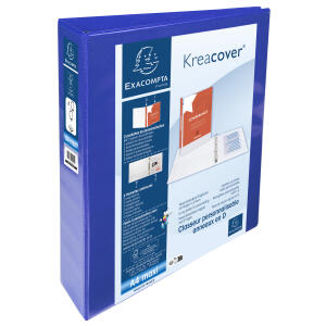 Exacompta Ringbuch A4 KC 2Tasch 4D R40mm blau
