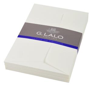 Lalo Umschlag Vergé C6 weiss 50St