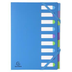 Exacompta Campus Neon Ordnungsmappe 9tlg blau
