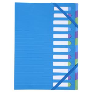Exacompta Campus Neon Ordnungsmappe 12tlg bl