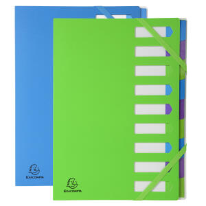 Exacompta Campus Neon Ordnungsmappe 9tlg st