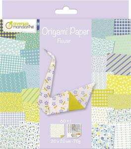 Avenue Mandarine Origamipapier 20x20 60Bl 70g Flowers