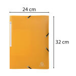 Exacompta Sammelmappe A4 mE PP 0,5mm OPAK gelb