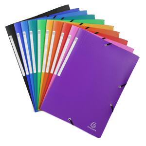 Exacompta Sammelmappe A4 mE PP 0,5mm OPAK sort.