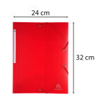 Exacompta Sammelmappe A4 mE Chromaline rot