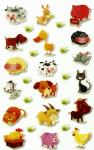 Maildor Stickers Cooky Tiere2 7,5x12 1Bg