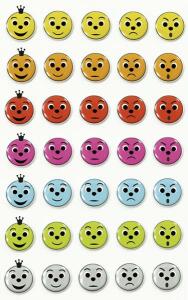 Maildor Stickers Cooky Smile 7,5x12 1Bg
