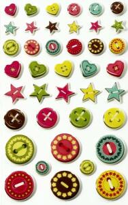 Maildor Stickers Cooky Knöpfe 7,5x12 1Bg