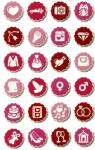 Maildor Stickers Cooky Hochzeit 7,5x12 1Bg