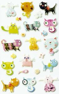 Maildor Stickers Cooky Kätzchen 7,5x12 1Bg