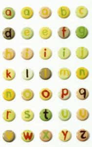 Maildor Stickers Cooky Alphabet kl 7,5x12 1Bg