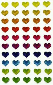 Maildor Stickers Cooky Herz sort 7,5x12 1Bg