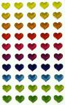 Maildor Stickers Cooky Herz sort 7,5x12 1Bg