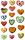 Maildor Stickers Cooky Herzen 7,5x12 1Bg 3065505604044