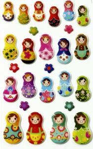 Maildor Stickers Cooky Matroschka 7,5x12 1Bg