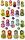 Maildor Stickers Cooky Matroschka 7,5x12 1Bg