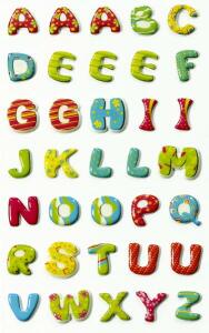 Maildor Stickers Cooky Alphabet Pep 7,5x12 1Bg