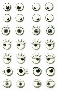 Maildor Stickers Cooky Augen 7,5x12 1Bg