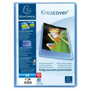 Exacompta Sichtmappe Kreacover A4 40 Hülle bl