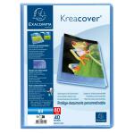 Exacompta Sichtmappe Kreacover A4 40 Hülle bl