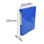 Exacompta Archivbox Iderama 40mm dunkelblau
