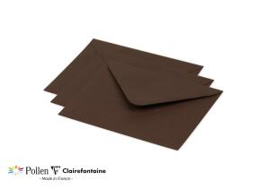 Clairefontaine Umschlag Pollen 125x138 120g schoko