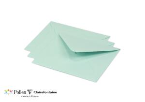 Clairefontaine UmschlPollen 125x138 Jadegrün