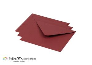 Clairefontaine UmschlPollen 125x138 bordeaux