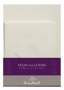 Herbin Set 10Bl+5Umschl A5 Vélin creme