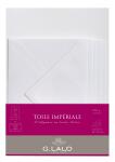 Herbin Set 10Bl+5Umschl A5 Toile weiss
