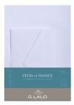 Herbin Set 10Bl+5Umschl A4 Velin weiss