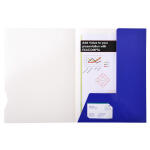 Exacompta Pkg mit 20 Aktendeckeln Cromolux bl